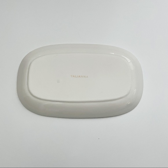 NEW Talianna of NY Tray — Lily Pad Ceramic Tray — 24K Detail - Picture 5 of 6